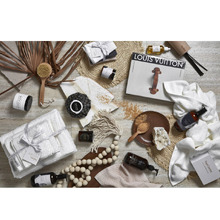 5 Piece Snow Luna Cotton Bathroom Towel Set